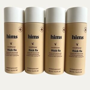 Hims Thick Fix Conditioner Eucalyptus Grove Scent Lot Of 4 Bottles Sealed